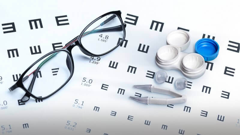 Glasses and contacts lenses